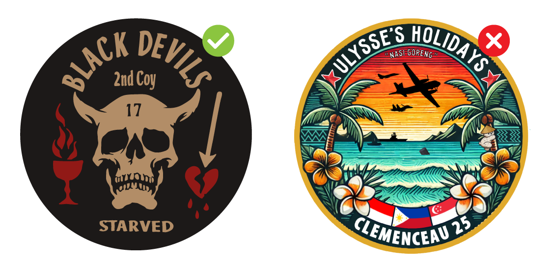 Eksempel på PVC-patch