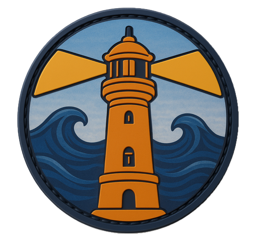 Eksempel på PVC patch med trykk